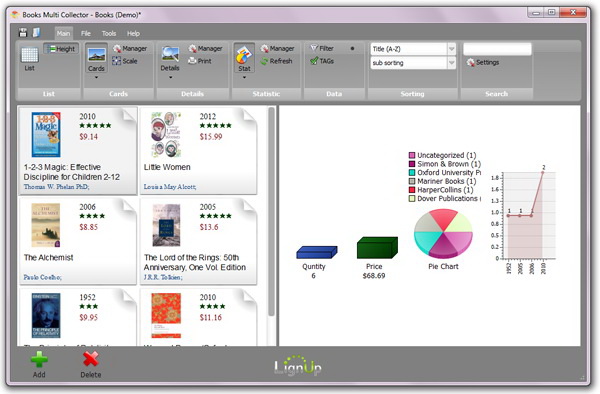 LignUp Books Multi Collector For Mac