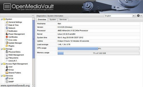 OpenMediaVault For Linux(64bit)