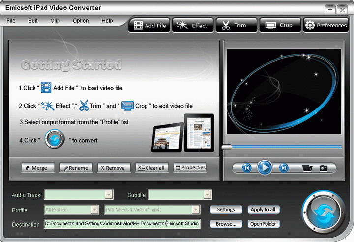 Emicsoft iPad Video Converter