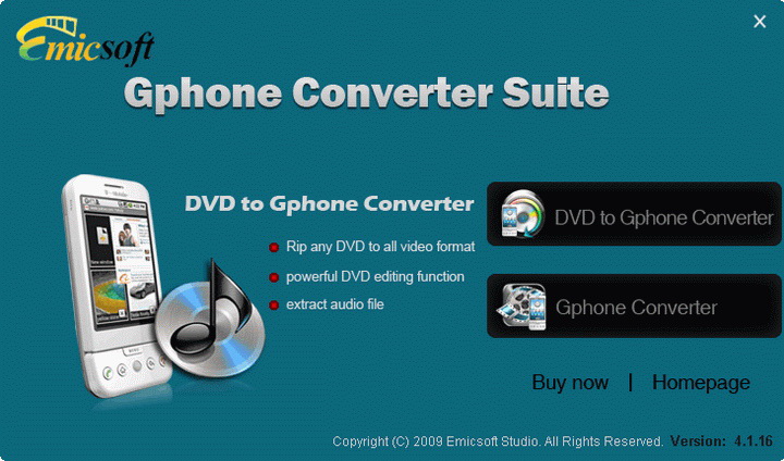 Emicsoft Gphone Converter Suite