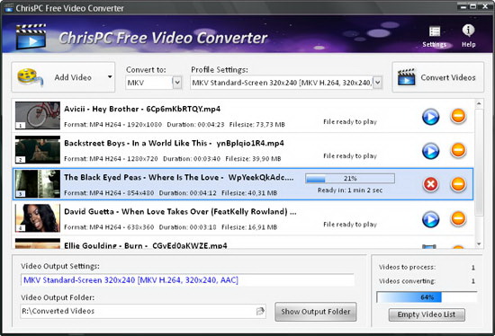 ChrisPC Free Video Converter