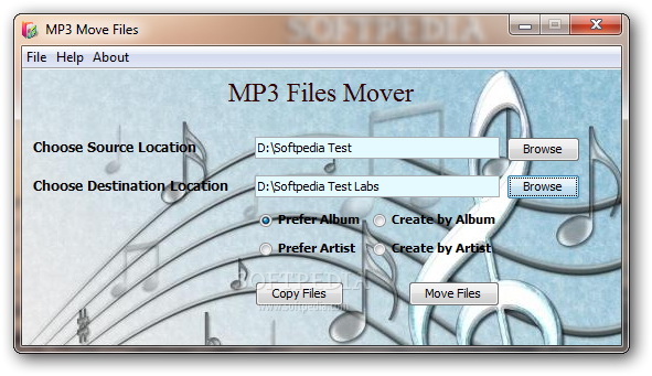 MP3 Move Files