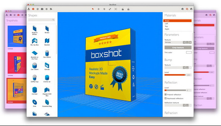 box shot 3d for mac