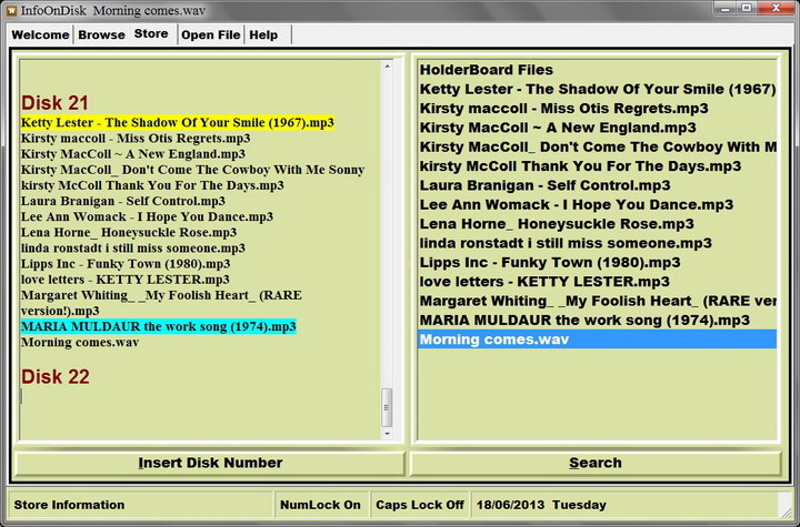 InfoOnDisk