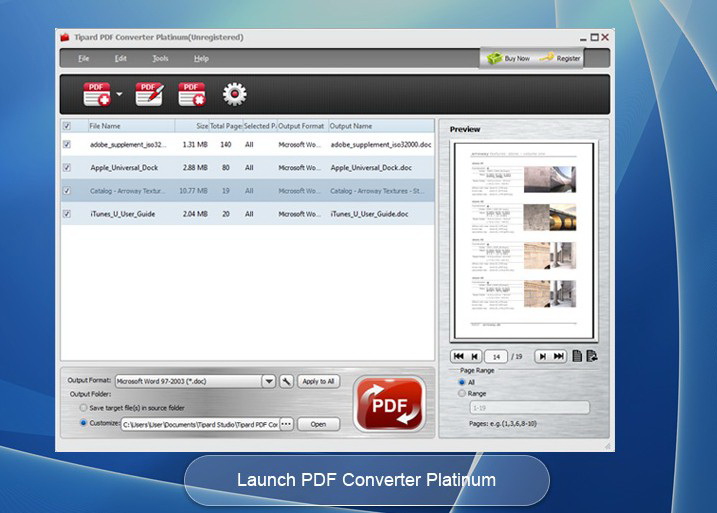 Tipard PDF Converter Platinum