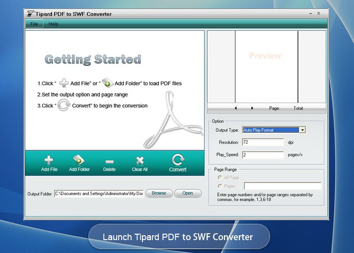 Tipard PDF to SWF Converter