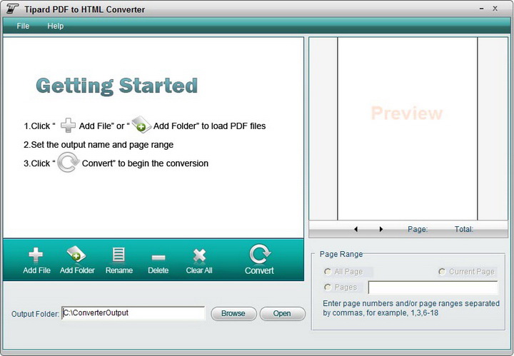 Tipard PDF to HTML Converter