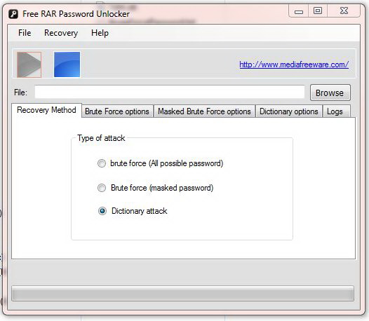 Free RAR Password Unlocker