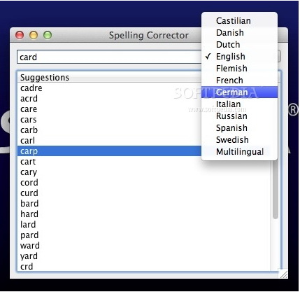 Spelling Corrector For Mac