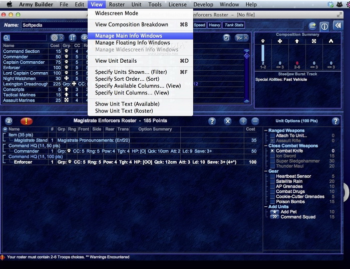 Army Builder For Mac