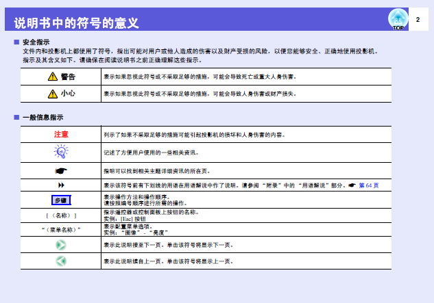 爱普生EB-X7投影仪使用说明书