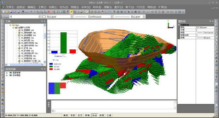 3DMine三维地质建模与储量估算软件