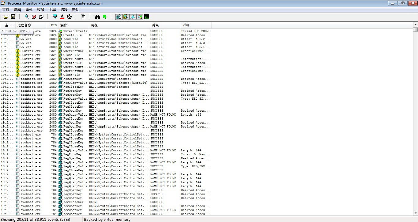 Process Monitor(系统进程监视)