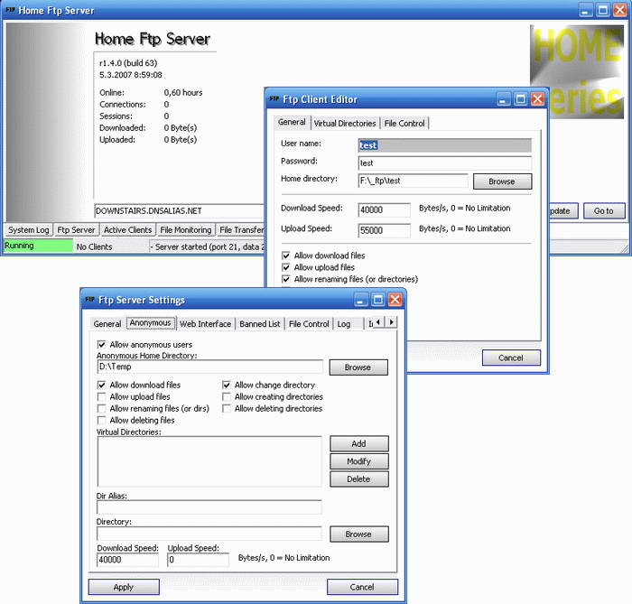 Home FTP Server