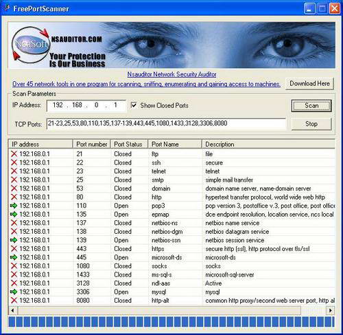 FreePortScanner