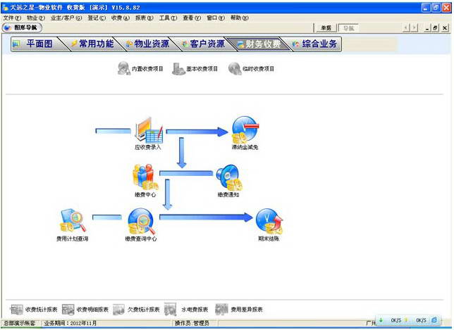 天远之星物业收费管理系统