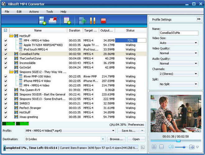 Xilisoft MP4 Converter