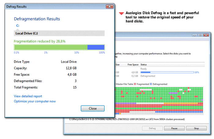 Auslogics Disk Defrag