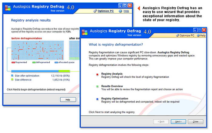 AusLogics Registry Defrag