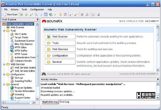 Acunetix Web Vulnerability Scanner