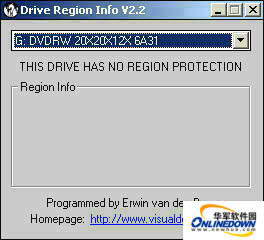 Drive Region Info