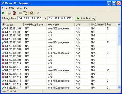 Free IP Scanner