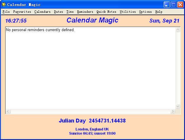 Calendar Magic