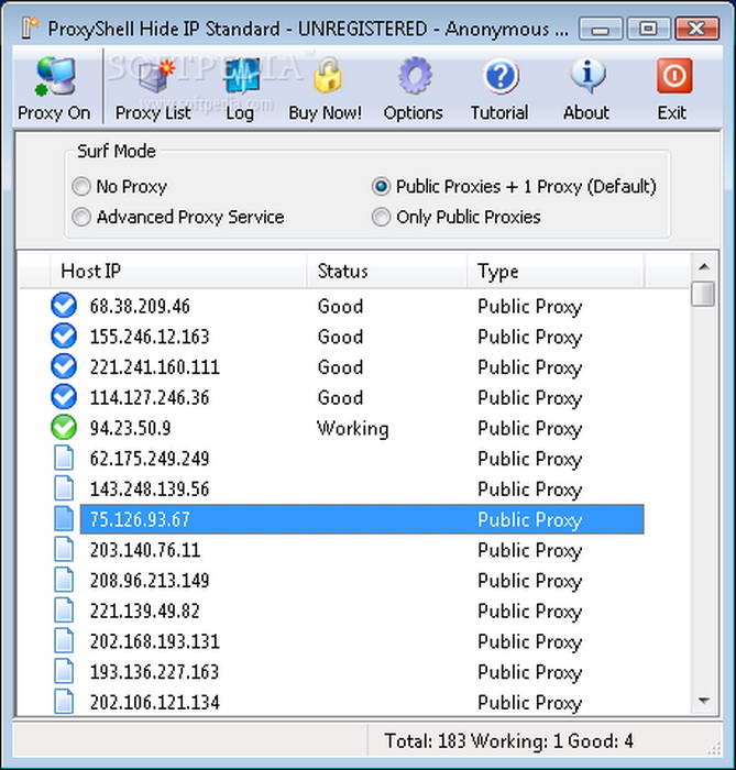 ProxyShell Hide IP