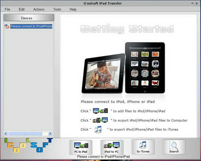 iCoolsoft iPad Transfer