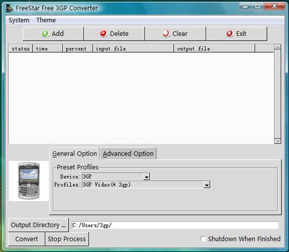 FreeStar Free 3GP Converter