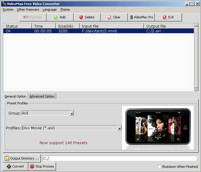 VideoMax Free Video Converter