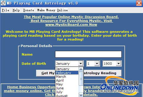 MB Playing Card Astrology