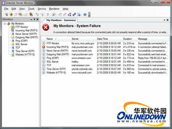 Internet Server Monitor