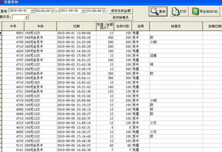 商务星发廊理发店美容美发会员管理软件收银系统