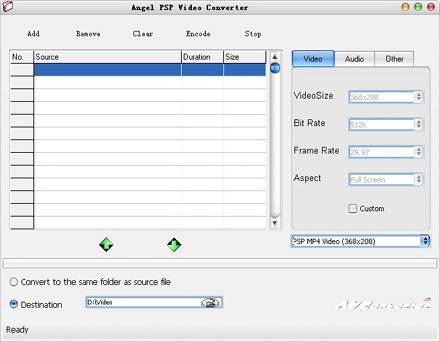 Angel PSP Video Converter