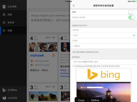 必应词典 For ipad
