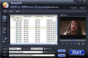 PeonySoft DVD to GPhone Converter