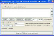 Strip HTML Tags from files