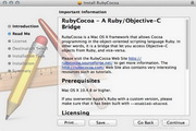 RubyCocoa For Mac