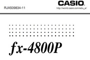 CASIO 计算器fx-4800P 说明书.