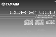 雅马哈CDR-S1000英文说明书
