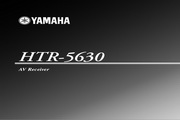 雅马哈HTR-5630英文说明书