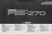 雅马哈PSS-270说明书