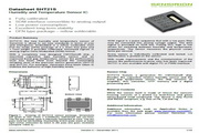 &nbsp;盛思锐 SHT21S SDM湿度和温度传感器 中文技术手册