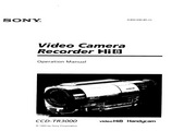 索尼 CCD-TR3000模拟摄像机 说明书