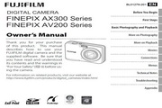 富士FinePix AX355数码相机 使用说明书