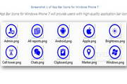 App Bar Icons for Windows Phone 7
