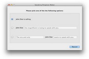 SpeakingRingtoneMaker For Mac