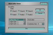 SkinCrafter x86 for VS 2005,2008 (ActiveX, DLL, .NET)