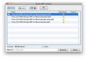 Simpo PDF to Word For Mac
